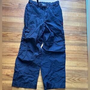 Old Navy Cargo Pants – Vintage Y2K Black Utility Style – Unisex S